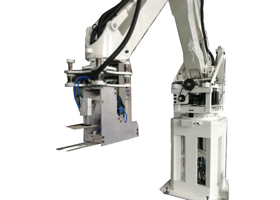 Pick And Place Palletising Robot With Plc Touch Screen In Chemical Industry