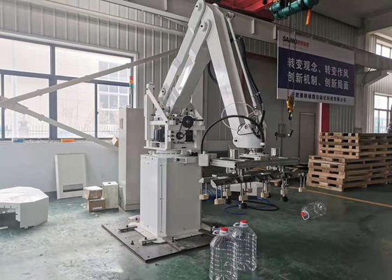 Robot Palletizer System In Food And Beverage Industry 600 Package Per Hour