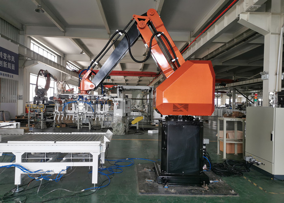Food Industry 4 Axis Palletizing Robot With Palletizing Software