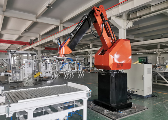 PLC Robotic Palletizing System Used In Drink Industry