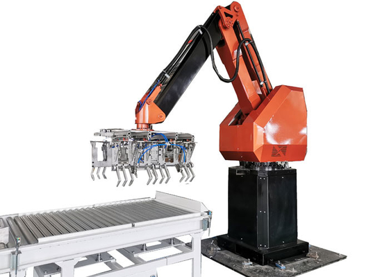 Pick And Place Robot Palletizing With Factory Layout Design In Chemical Industry