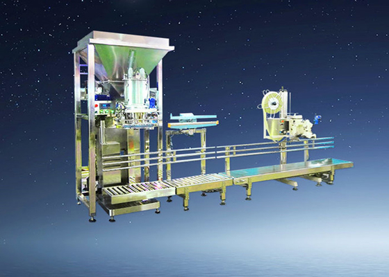 Heavy Talcum Powder Filling Machine 10-50kg Open Mouth Bag In Chemical Industry