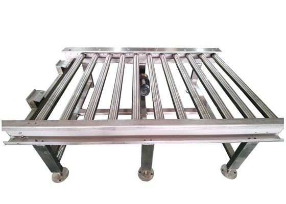 15000W Motorized Roller Conveyor For Forklift And Forking In Food Industry