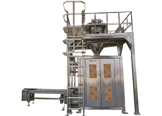 Woven Bag 25 - 50kg Bulk Granule Packaging Machine In Fertilizer Industry