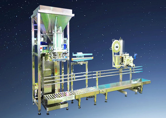 Semi Automatic Powder Filling Machine With Servo Motor In Wheat Flour Industry