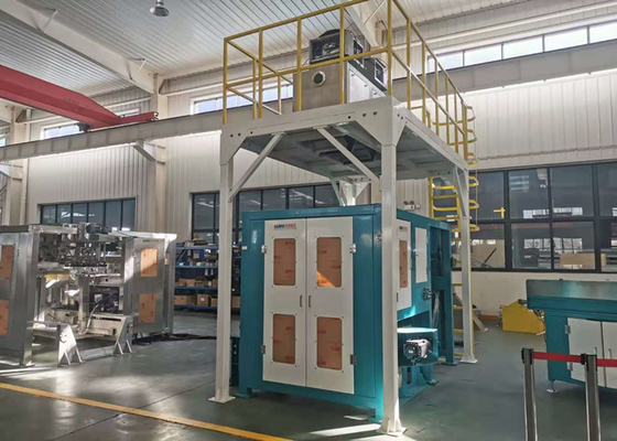 Automatic Packaging Machine For Rice 50kg Double Weigher Checking In Grain Industry
