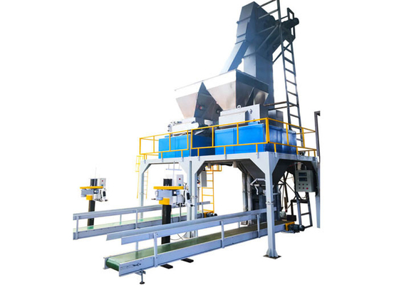 Semi Automatic Bagging Machine For Bulk Material 20-50kg Bag In Animal Feed Industry