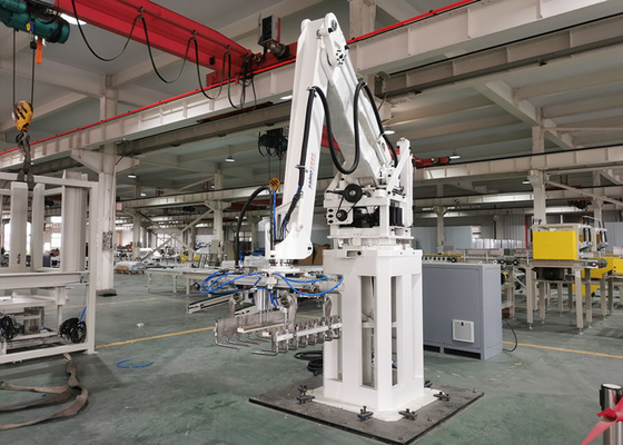 Electric Programmable Floor Mounted Palletizing Robot Gripper For Valve Bag Cement