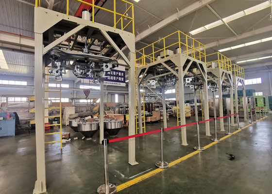1000Kg Bulk Bag Rubber Plastic Granule Packing Machine Unloading Station