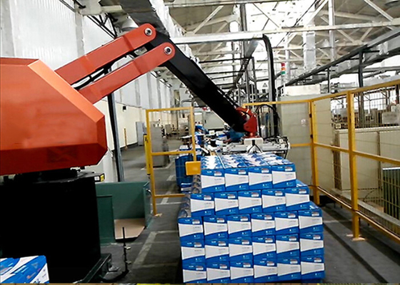 4 Axes Palletizing Robotic Pick And Place Machine PLC Controlling