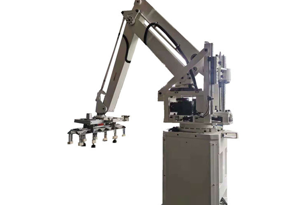 Olive Oil Carton Packing And Palletizing Robot Arm Line Friendly