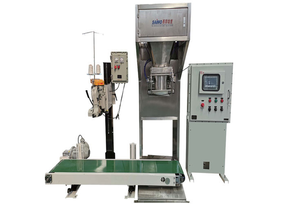 Open Mouth Bags 25kg Fertilizer Pellet Packaging Machine In Chemical Industry