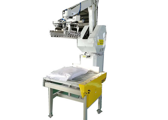 4KW 4 Axes Robotic Bag Palletizer In Fertilizer Production Line