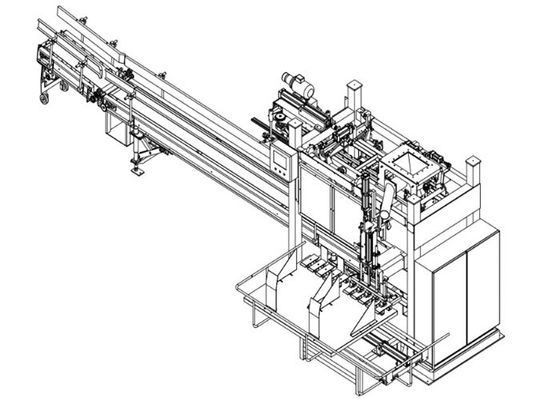 380V 25kg Bag Automatic Weighing And Packing Machine for Putty Powder