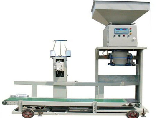 Double Bucket 3KW 15kg Bag Granule Packing Machine In Provisions Industry