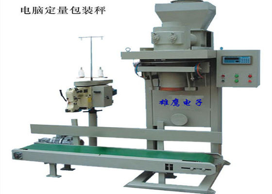 Double Bucket 3KW 15kg Bag Granule Packing Machine In Provisions Industry