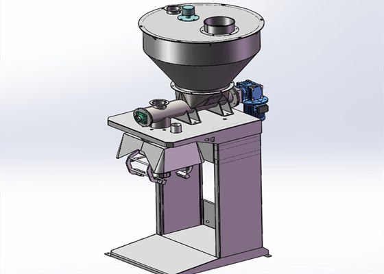 Double Screw 15kg Powder Weighing And Filling Machine