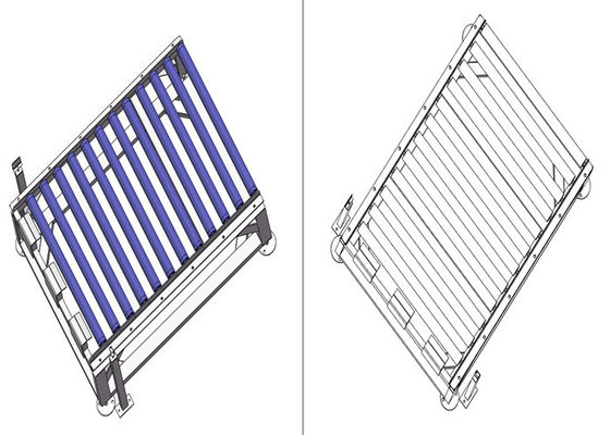 1000mm Heavy Loading Palletizing Conveyor For Forklift