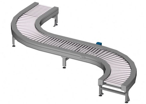 7500W 6000mm Motorized Roller Conveyor In Nuts Industry