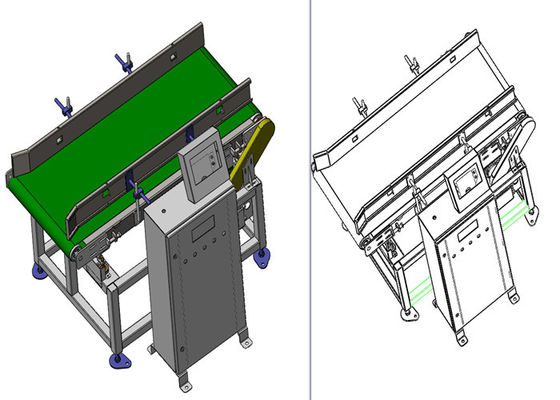 Beverage Industry IP66 50kg Automatic Checkweigher