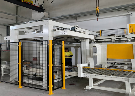 Stainless Steel 2200bags / Hour 2200mm Bag Palletizer Machine