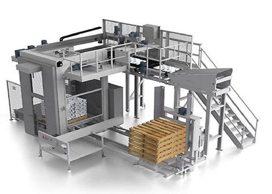 Self Installed High Speed 1000bags / Hour Bag Palletizer Machine