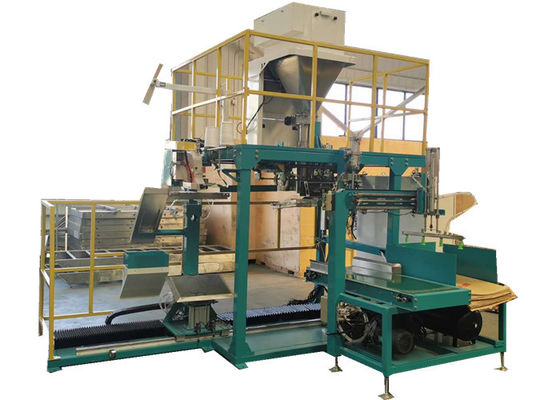 Heat Sealing 15Bags/Min 14KW 50Kg Pet Food Packing Machine