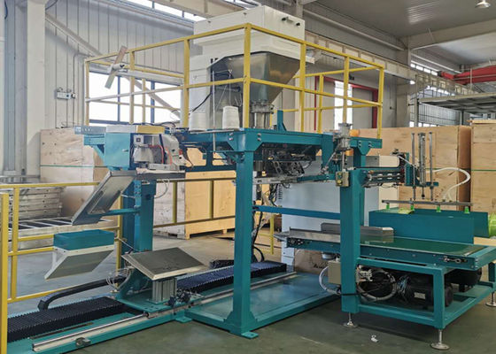 Heat Sealing 15Bags/Min 14KW 50Kg Pet Food Packing Machine