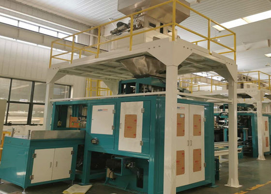 Heat Sealing 15Bags/Min 14KW 50Kg Pet Food Packing Machine
