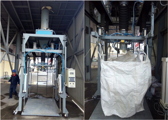 Pneumatic SS 0.8MPa 2000kg Jumbo Bag Packing Machine