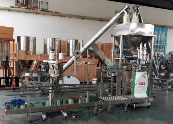 25kg Open Mouth Bag Paint Powder Packing Machine For Chemical Industry