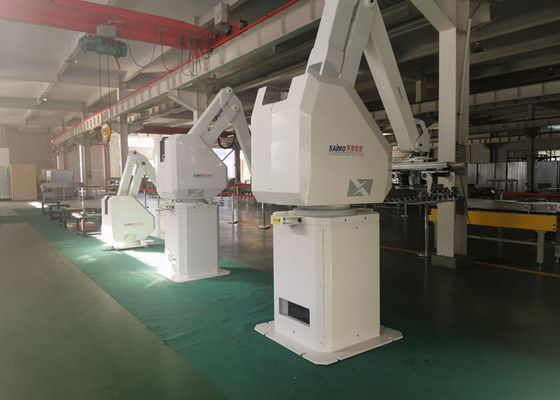 Feed Industry Palletizing Robot Arm Floor Mounted 4 Axis Stacking