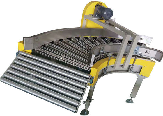 CPG Motor 1.5 KW Palletizing Conveyor For Robot Carbon Steel
