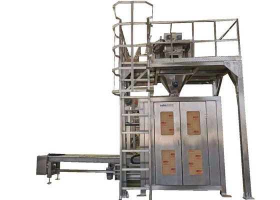 10-50kg Auto Weighing Filling And Sealing Machine For Heavy Bag 12KW SEW Motor